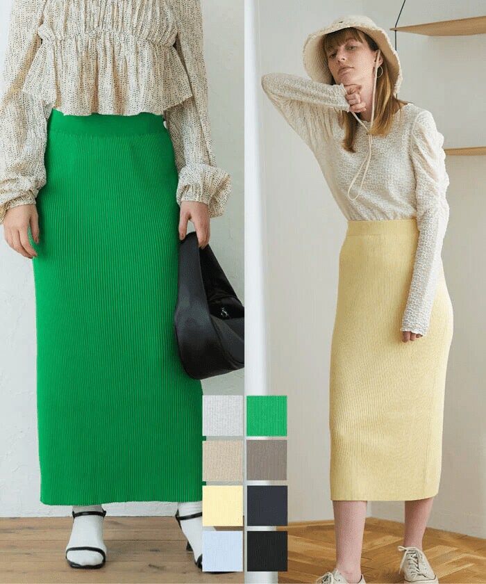 coca ニットスカート レディース