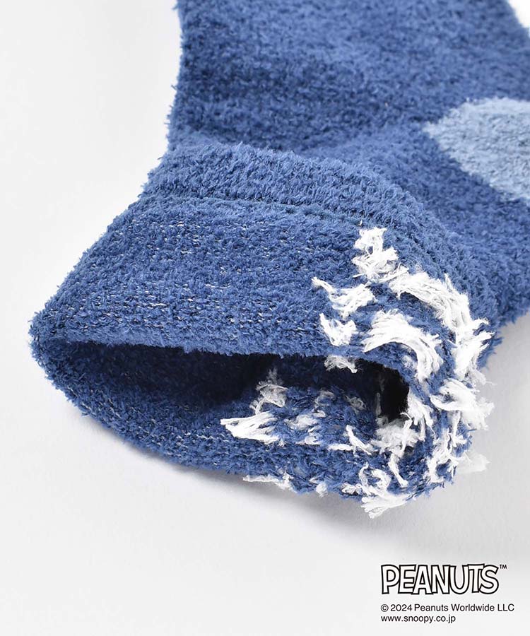 出所：ブルーブルーエ公式　スヌーピーロゴルームソックス