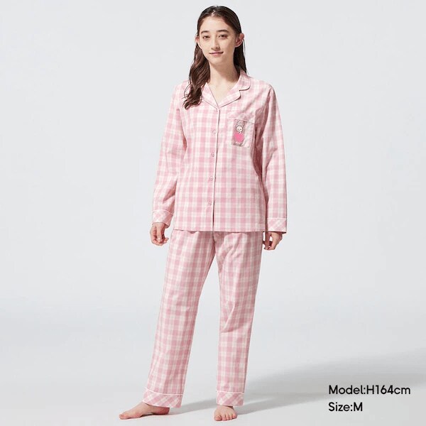 出所：GU公式オンラインストア パジャマ(長袖&ロングパンツ) Rilakkuma 2