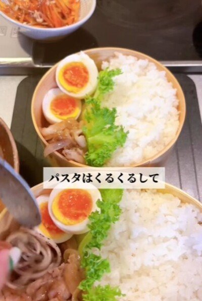 「ウケが良いので最高」2児ママが作る生姜焼き弁当が話題
