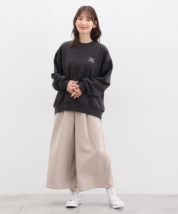 出所：ハニーズ公式通販 あったかガウチョパンツ