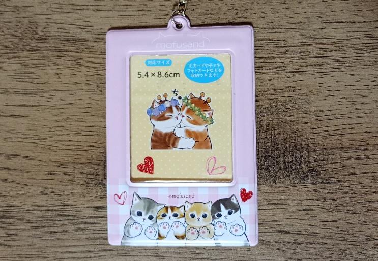 筆者撮影（セリア、mofusand クリアカードケース）