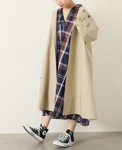 JOURNAL STANDARD - コットンナイロンギャバフレアコート ¥28,080（税込）