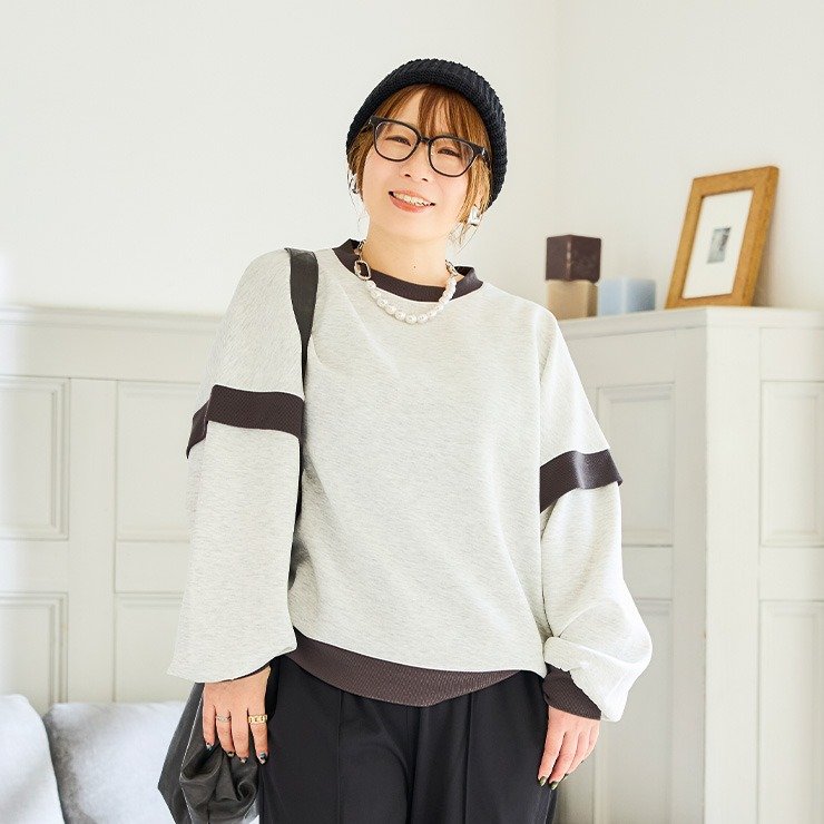 しまむら公式　レディース　プルオーバー（おかだゆり）画像