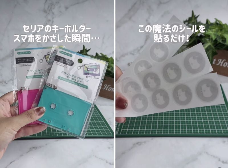 変身前の100均アイテムなど