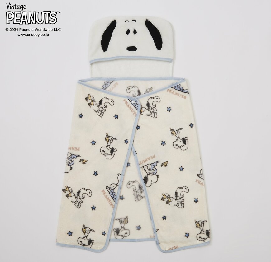 PEANUTS フード付きブランケット