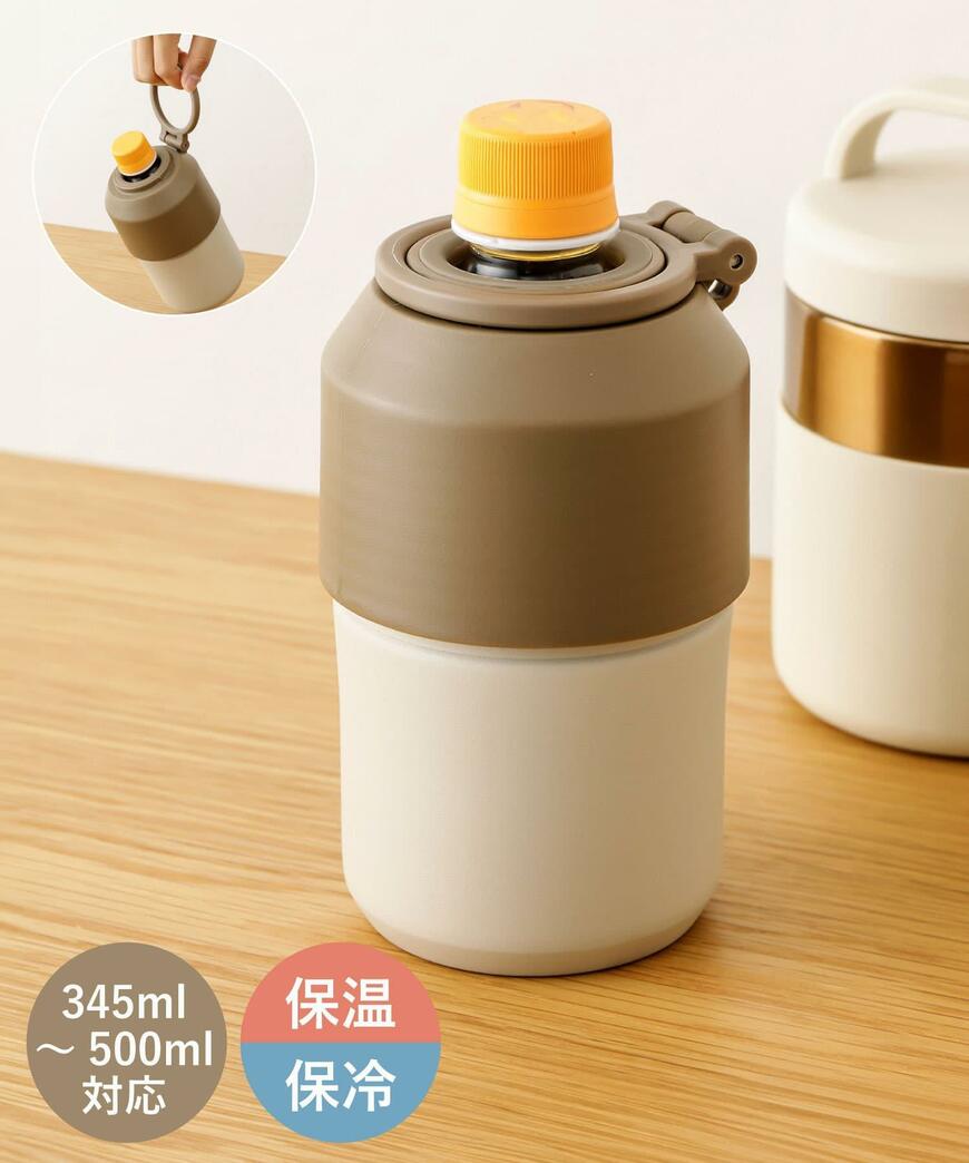 3COINS　保温用ペットボトルホルダー／KITINTO