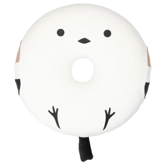 ニトリ、低反発円座クッション(シマエナガ アイボリー)商品画像