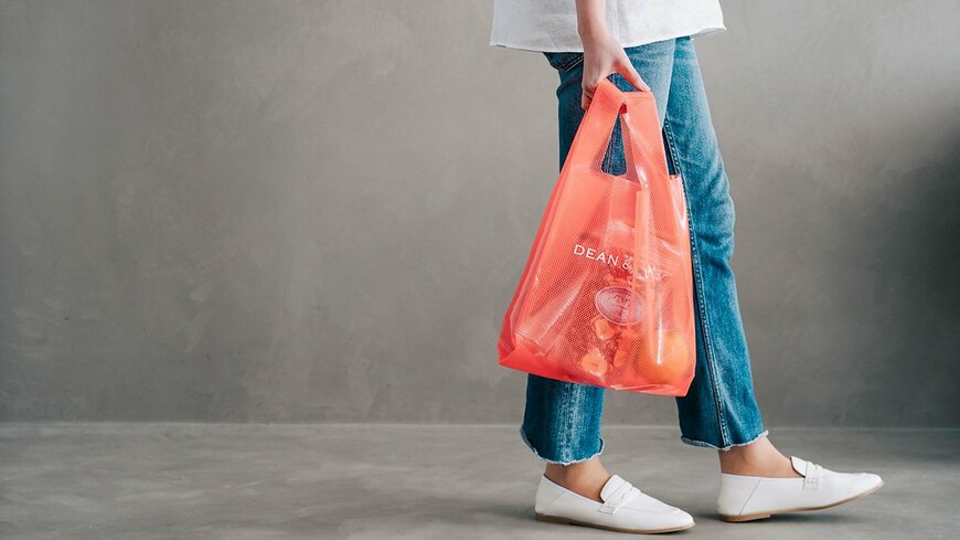 ディーン＆デルーカ公式　ショッピングバッグ EVA コーラルオレンジ