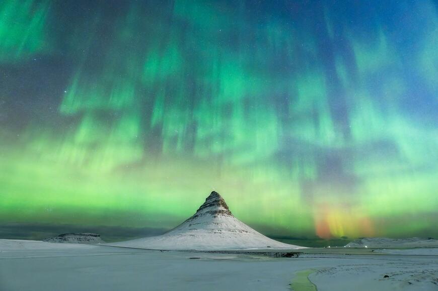 美しいオーロラ