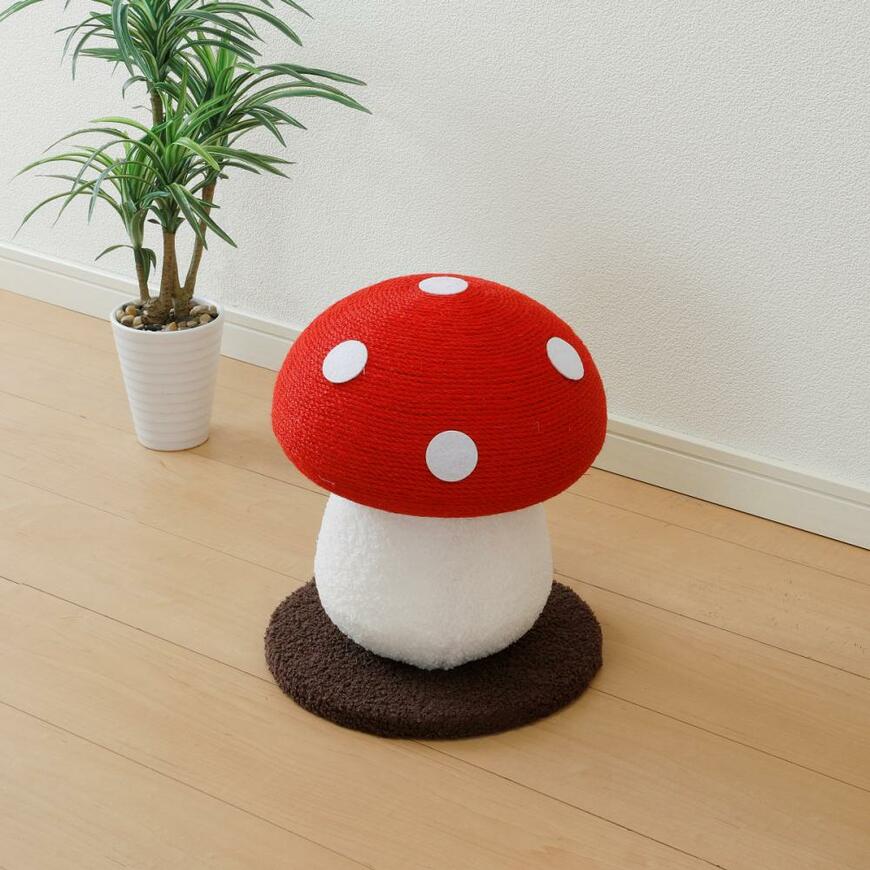 出所：ホームセンター通販コメリドットコム　Petami　猫の爪とぎ　キノコ