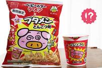 【実質ブタメンの大盛り？】ブタメンに『ベビースターラーメン ブタメンとんこつ味』をトッピングしたらどうなるか、試してみた