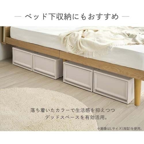 クローゼットに収まりやすいサイズです