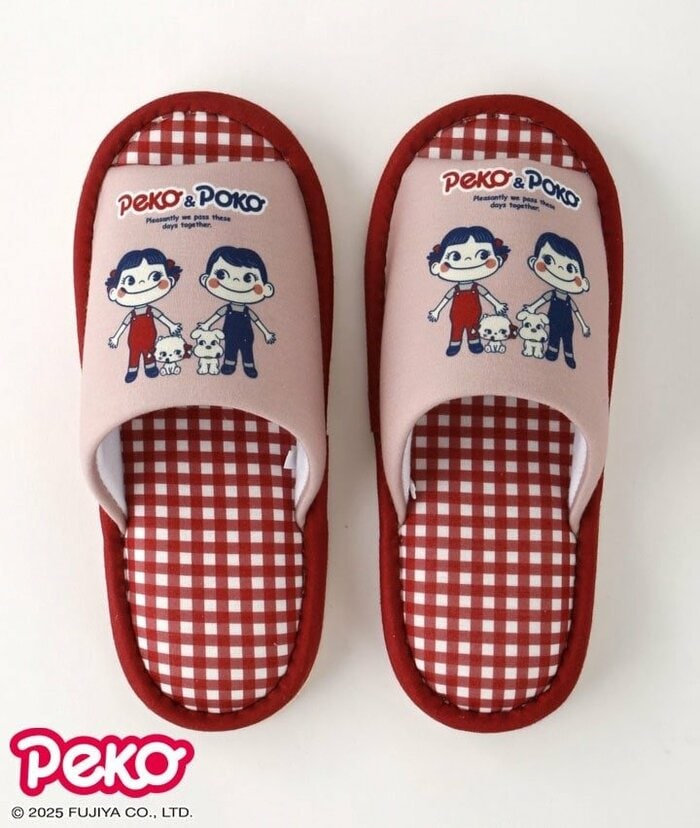 足元を快適に保ってくれる「【PEKO&POKO】スリッパ」