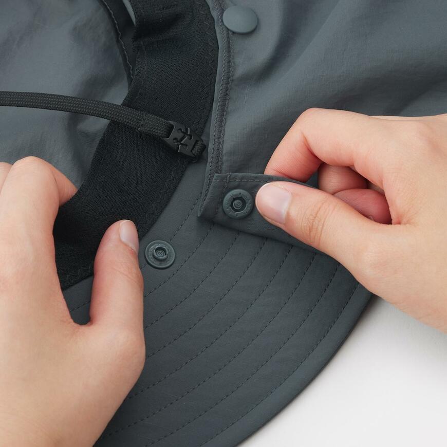 UVカット 日陰を持ち歩く サファリハット