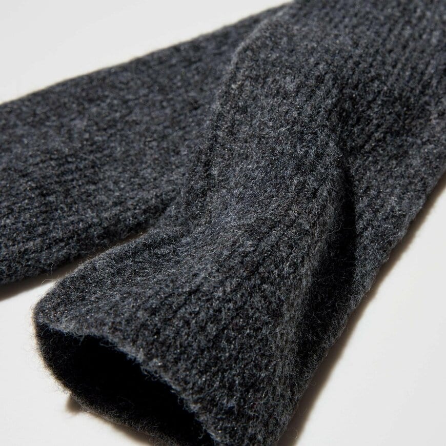 ユニクロ公式　スフレヤーンニットアームウォーマー