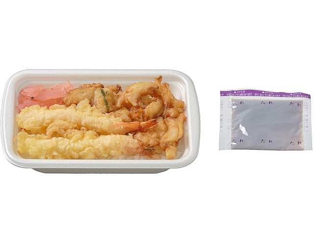 【セブン】海老天とかき揚げの天重