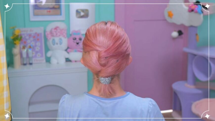 ポコポコポニーヘアの完成