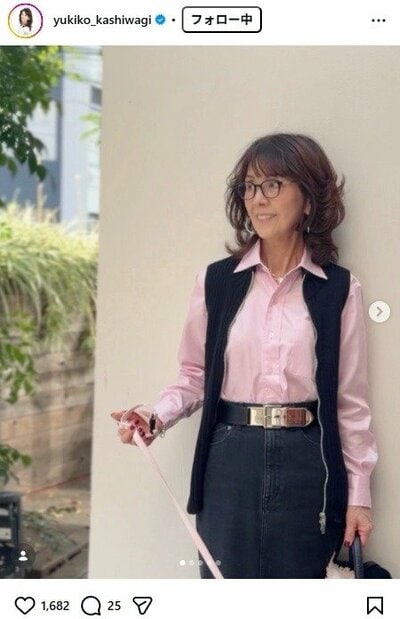 柏木由紀子のInstagram投稿