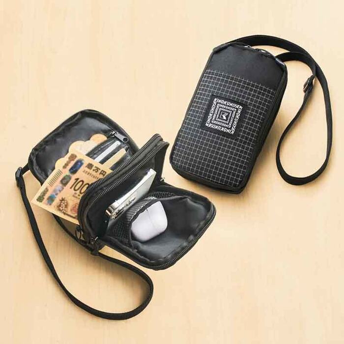 お財布機能付きショルダーバッグ