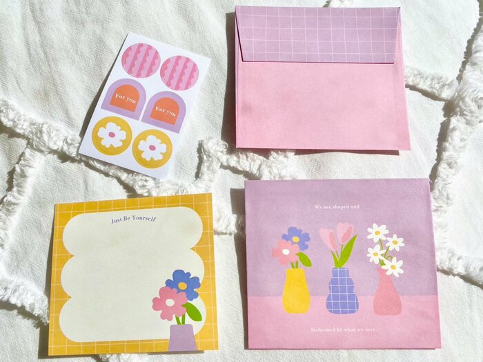 小さめのサイズ感がちょうどいい!プチレターセット