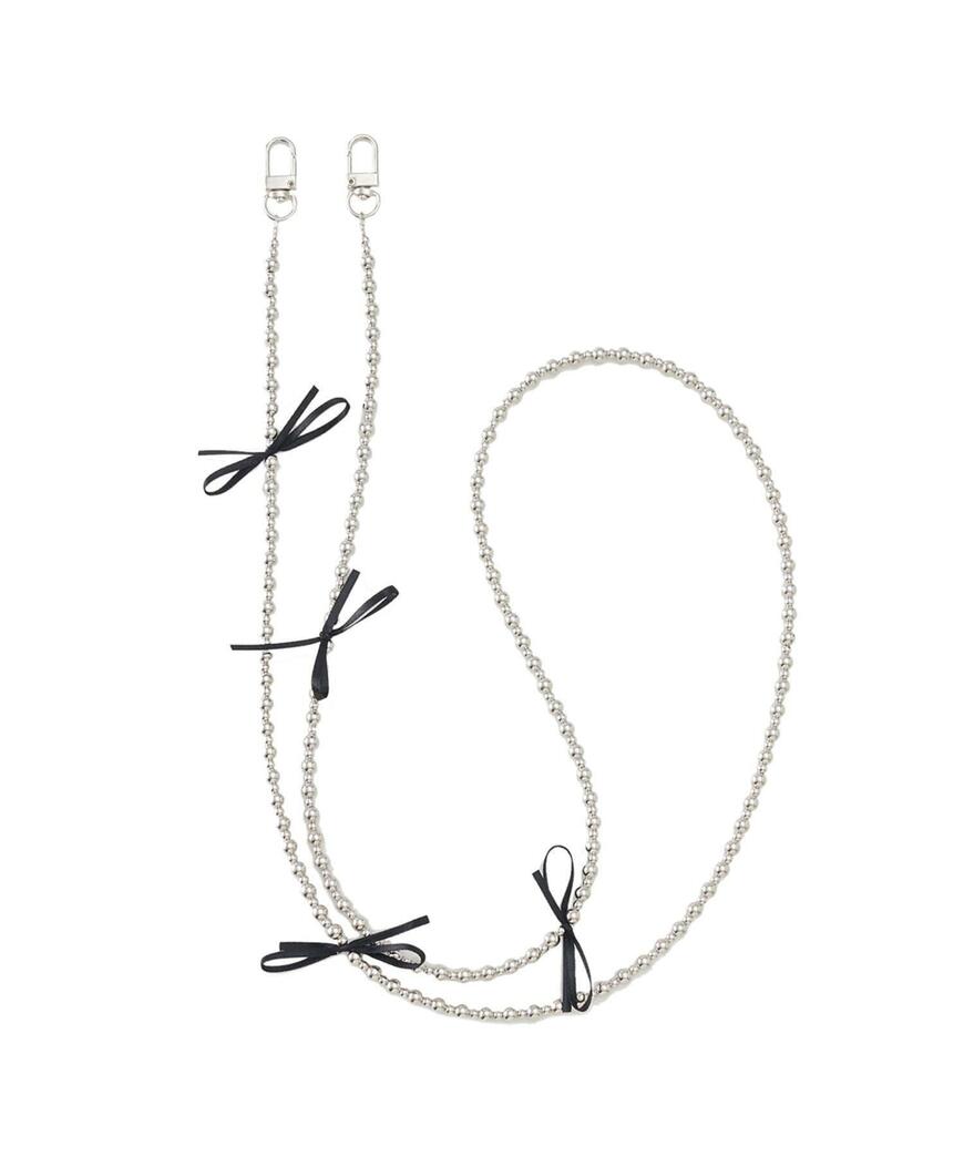 出所：3COINS公式　リボンショルダーストラップ