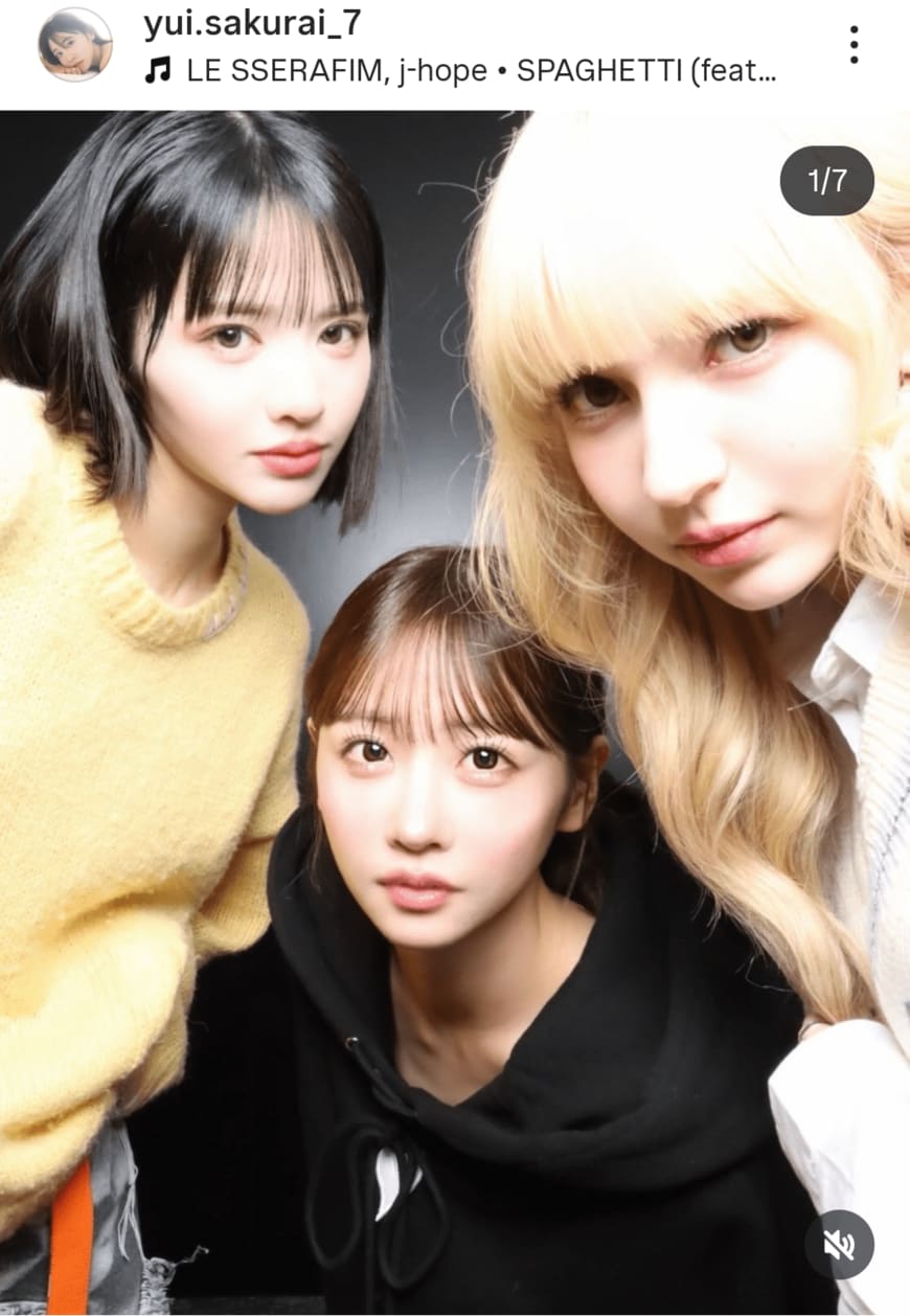 出所：櫻井優衣のInstagram（＠yui.sakurai_7）参照日：2025年12月30日