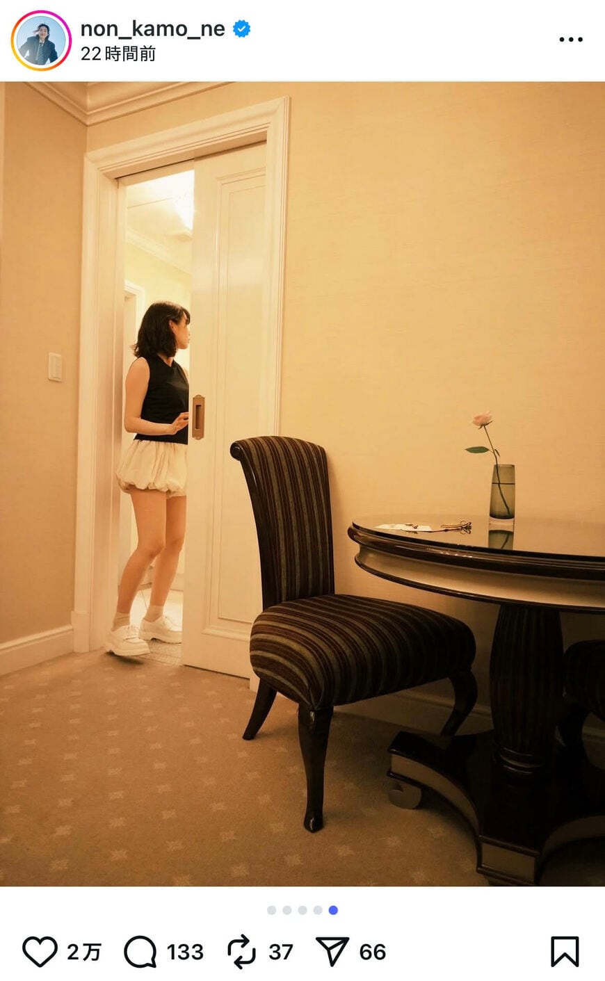 出所：のんのInstagram（＠non_kamo_ne）参照日：2025年10月6日