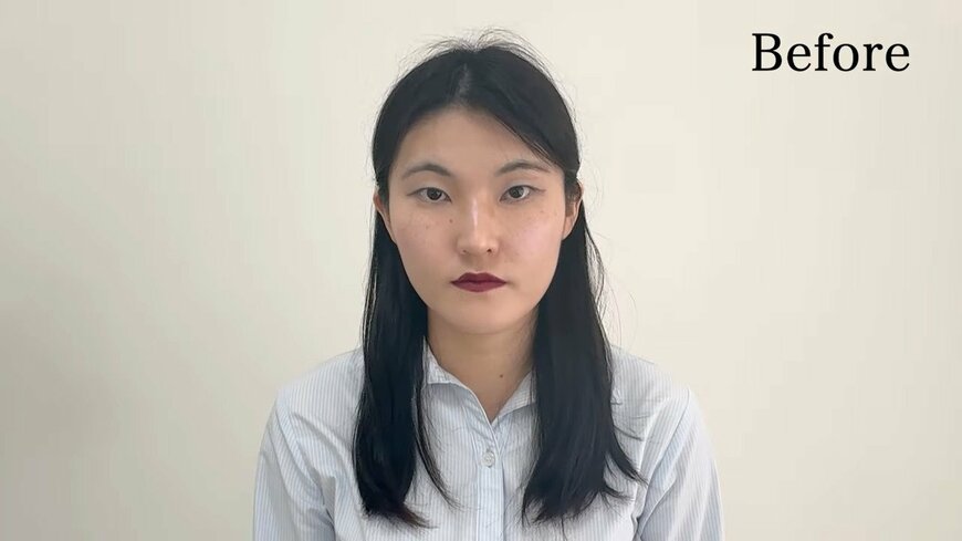 「顔がキツくて人が近寄ってこない」悩めるクール顔女性が親しみ美女に大変身「これはすごすぎる」「黒木メイサみたい」「なんて素敵」とネット驚き