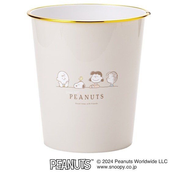 出所：ニトリ公式　ダストボックス（スヌーピー モカ）