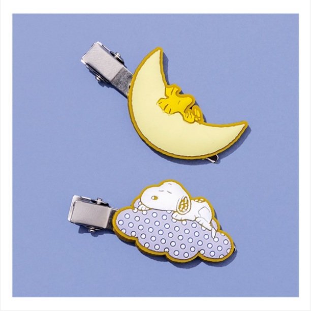 SNOOPY ふわふわBIGポーチ ＆ すやすや前髪クリップ2個セット BOOK