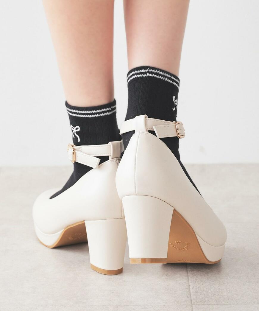 ハニーズ　バックル2wayパンプス