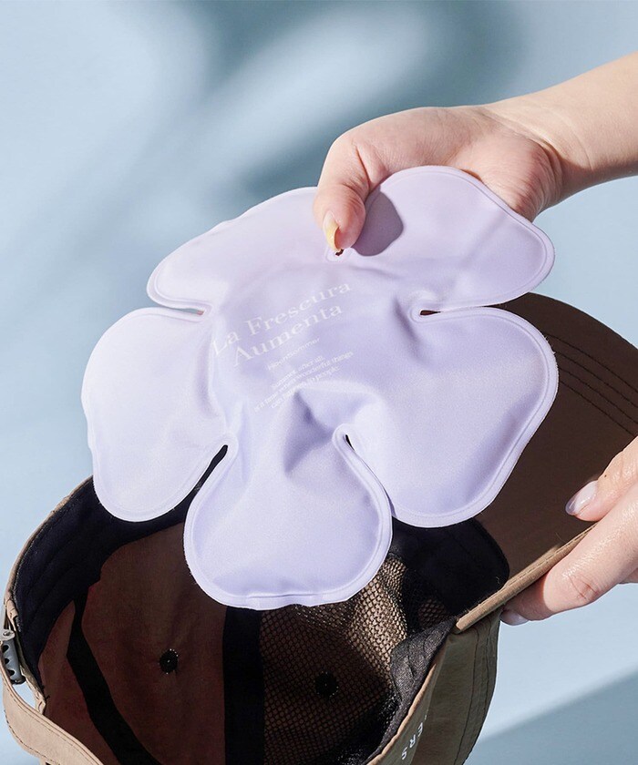 帽子の中に入れるだけでひんやり涼しくなるヘッド用の保冷ジェル