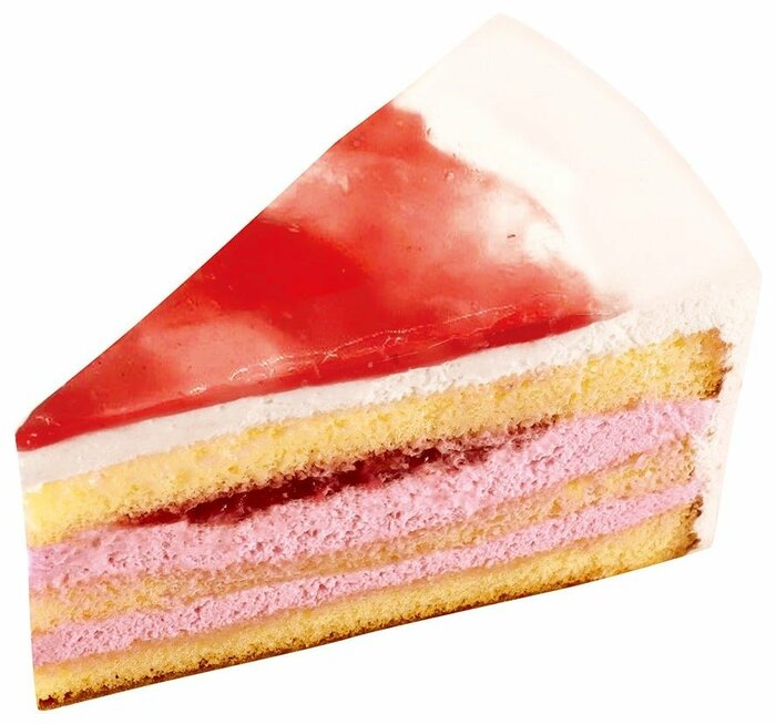 「ストロベリーミルキーマーブルケーキ」(583円)