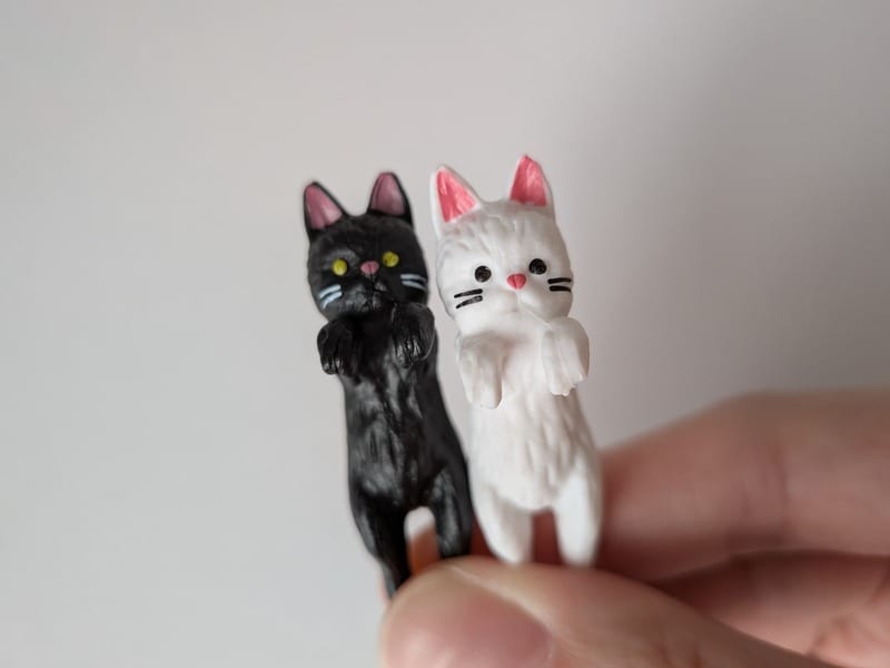 セリア　ひっかけられるねこ