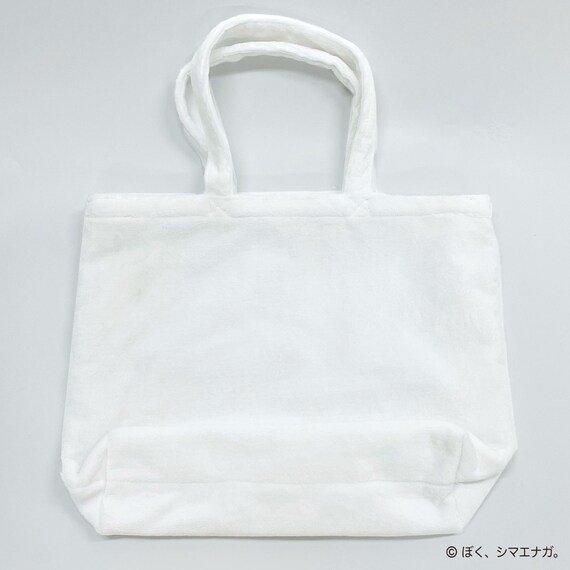 出所：ニトリ公式通販ニトリネット ぼく、シマエナガ。トートバッグ(ホワイト)