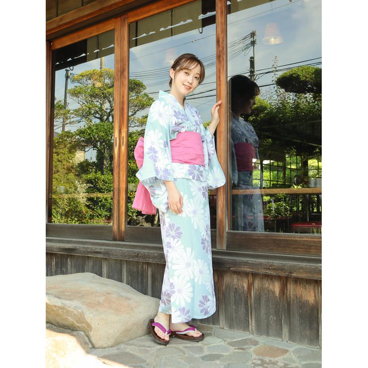 出所：しまむら　レディース　浴衣（TERA) ミントグリーン