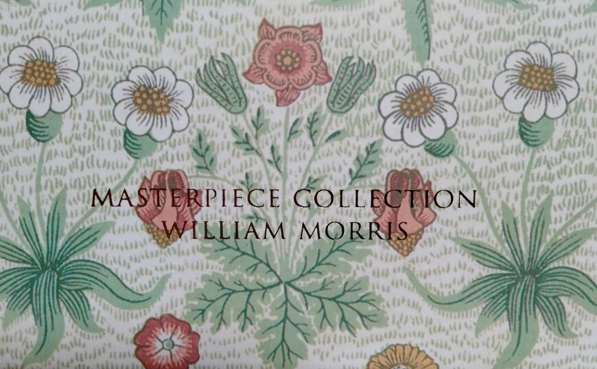 筆者撮影（セリア、A4ファイルボックス 横型 ウィリアム・モリス）