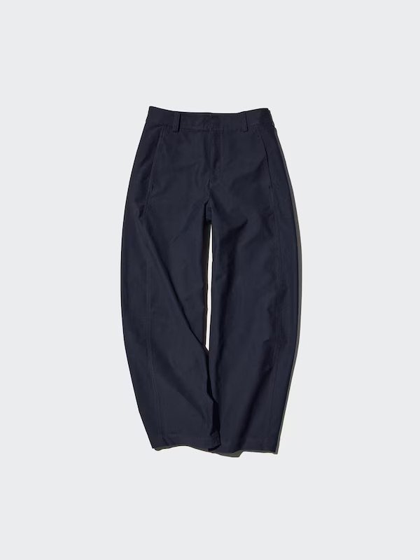 出所：ユニクロ公式　ジャージーバレルレッグパンツ