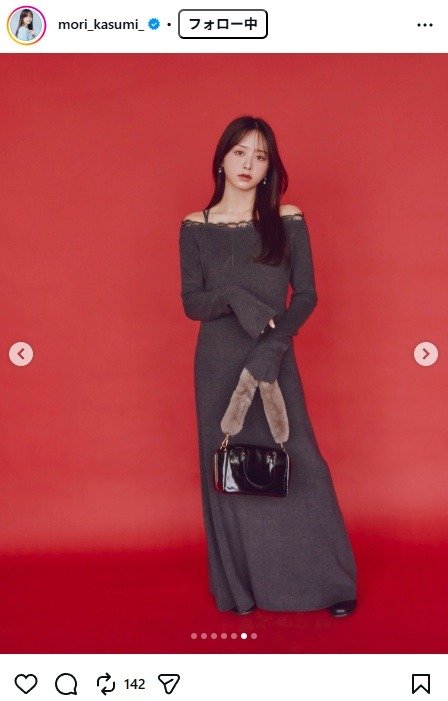 出所：森香澄の公式Instagram（＠mori_kasumi_） 参照日：2025年12月23日
