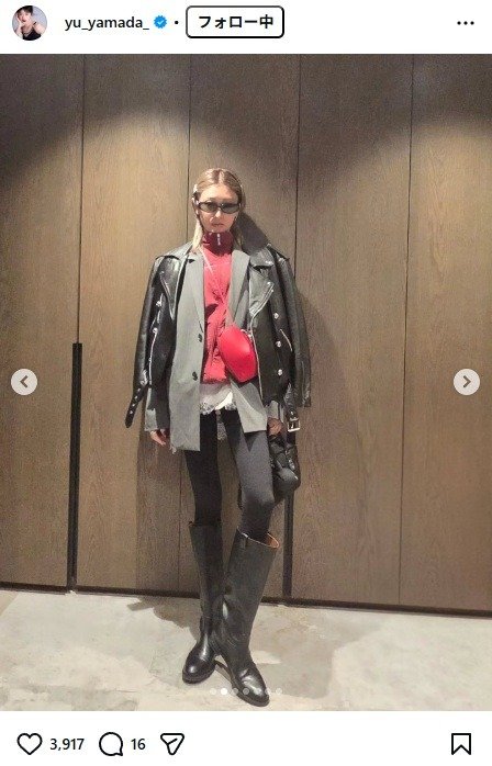 出所：山田優のInstagram（＠yu_yamada_） 参照日：2026年2月24日