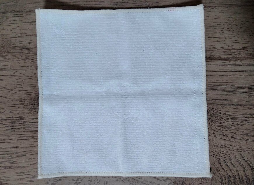 筆者撮影（セリア、チロルチョコ マイクロファイバーハンカチ）