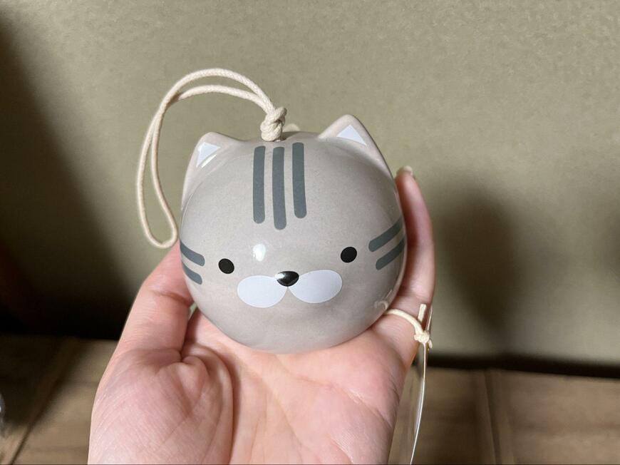 ダイソー、陶器風鈴（アニマル）画像