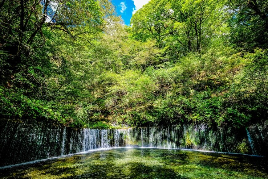 軽井沢の白糸の滝