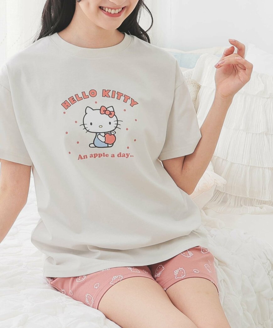 ハニーズ公式　サンリオキャラクターズ／ルームウェア（上下セット）（ハローキティ）