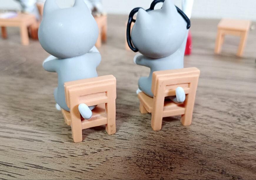 株式会社トイズキャビン、仕事猫小学校ミニフィギュアコレクション画像