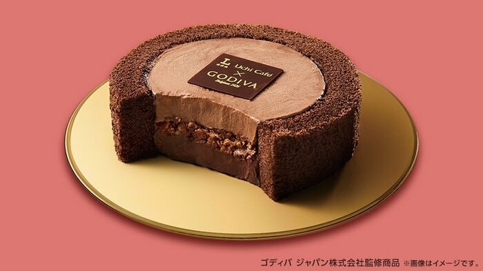 「Uchi Café×GODIVA ショコラロールケーキ」