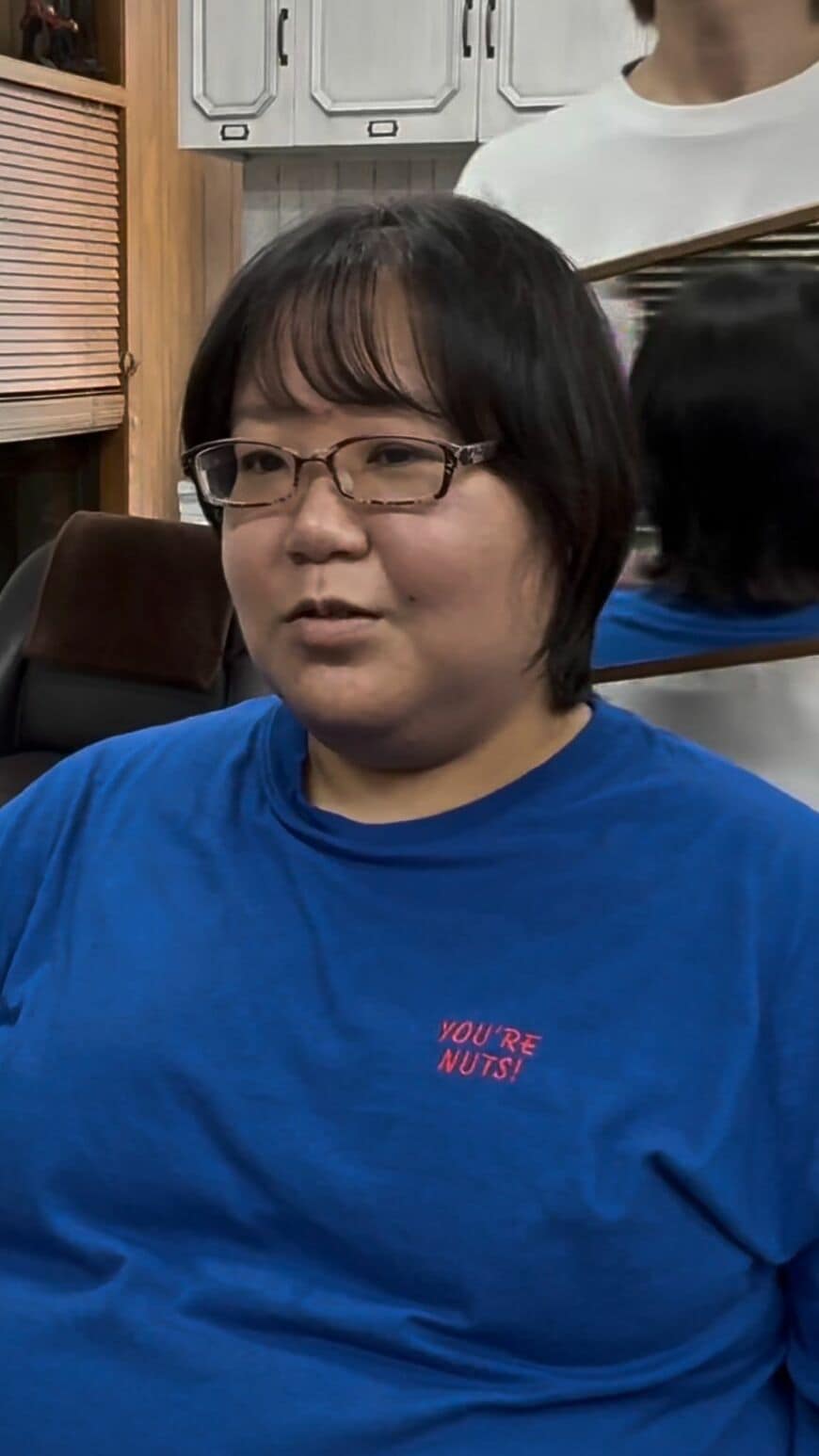 素敵な仕上がりに感動した様子の女性