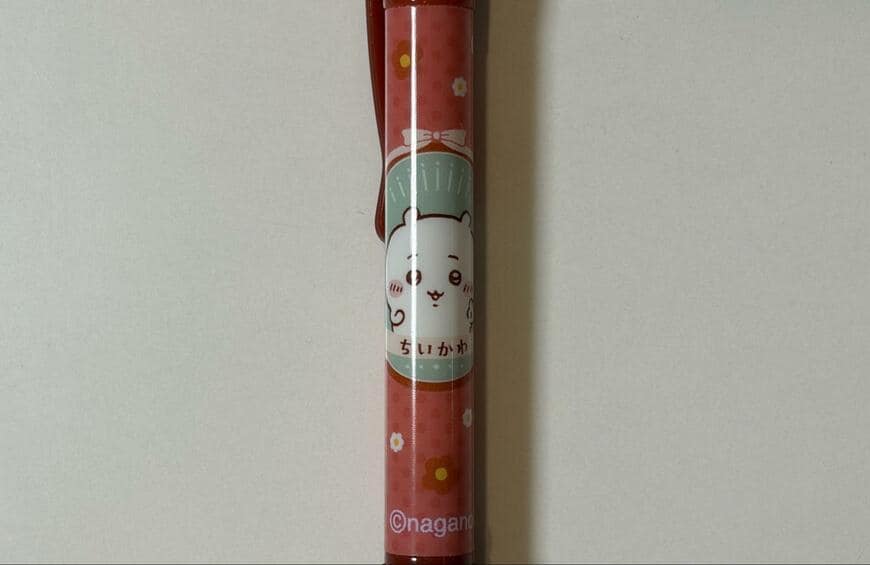 筆者撮影（キャンドゥ、ちいかわボールペン（黒）全4種）