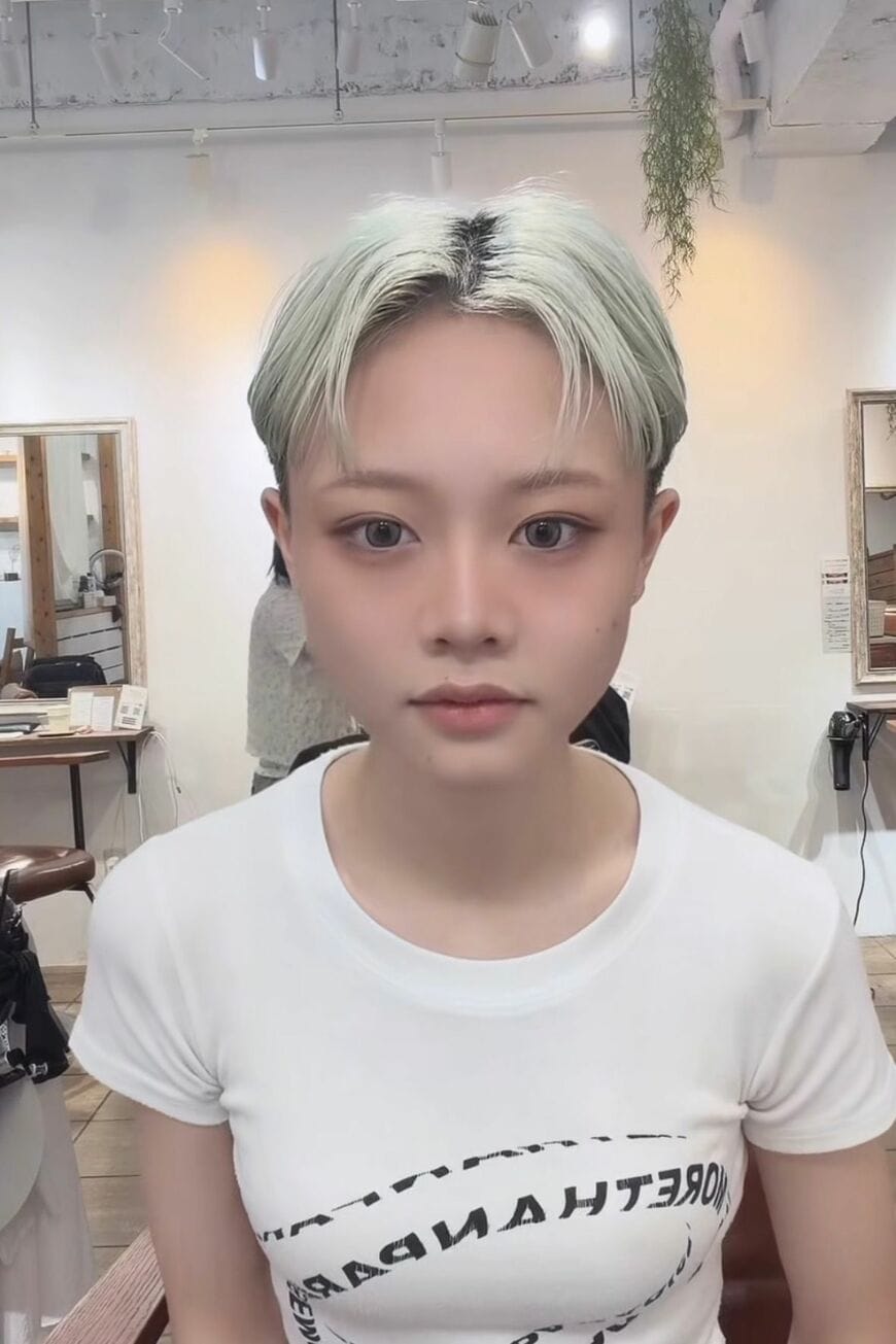 ハンサムショートの完成